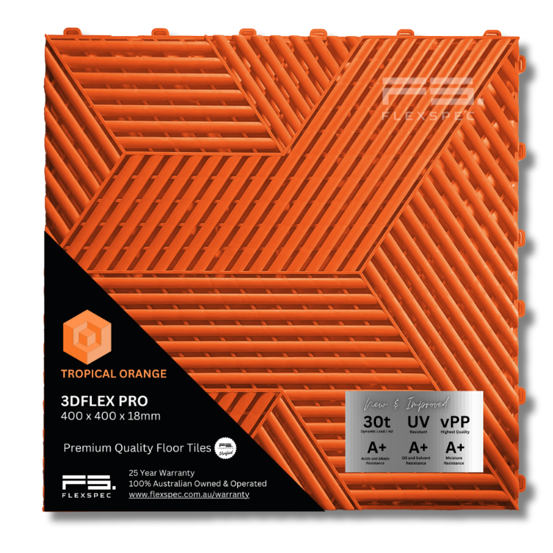 flexspec 3d flex pro tile tropical orange