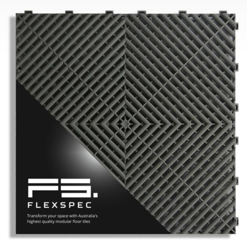 Gridflex single tile grey