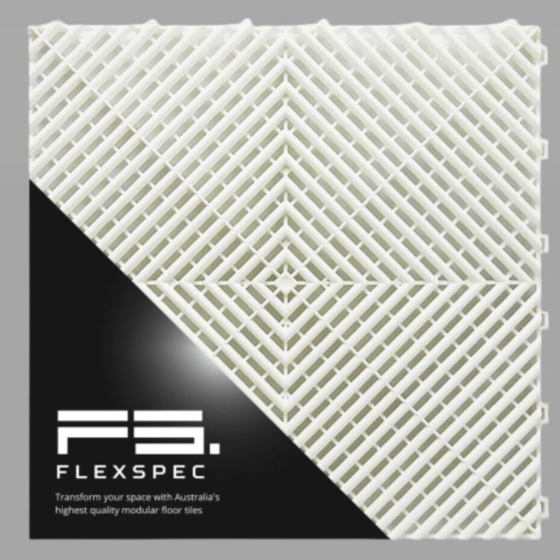 Gridflex single tile white