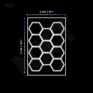 NXTbeam 11 bordered hex lights