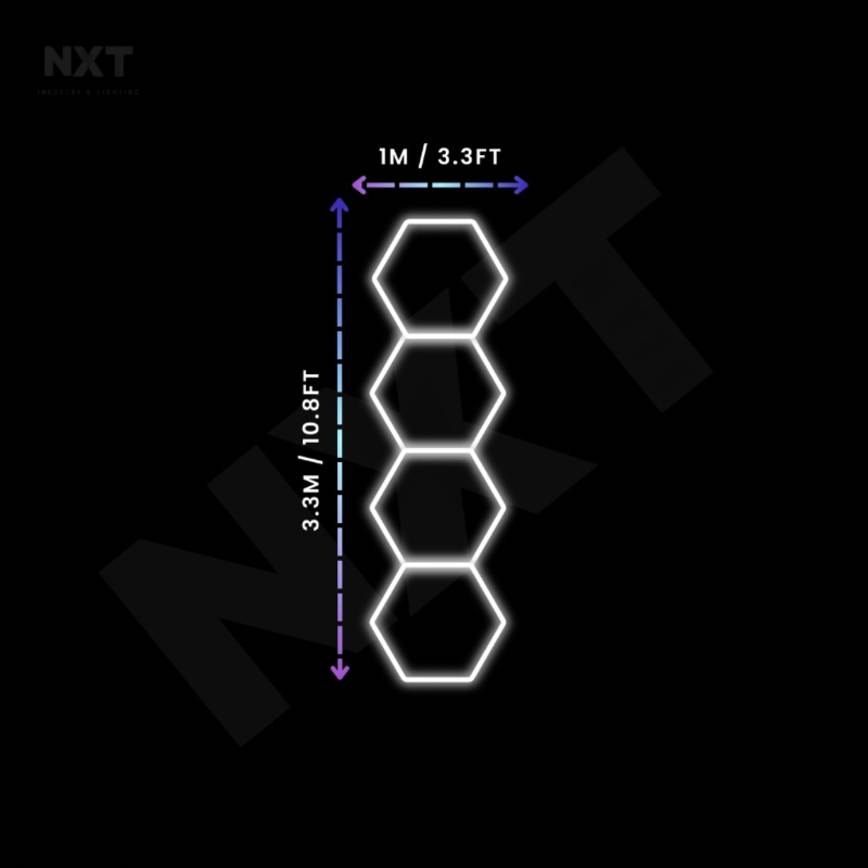 NXTBEAM Hexagon / Honeycomb Lighting Kit