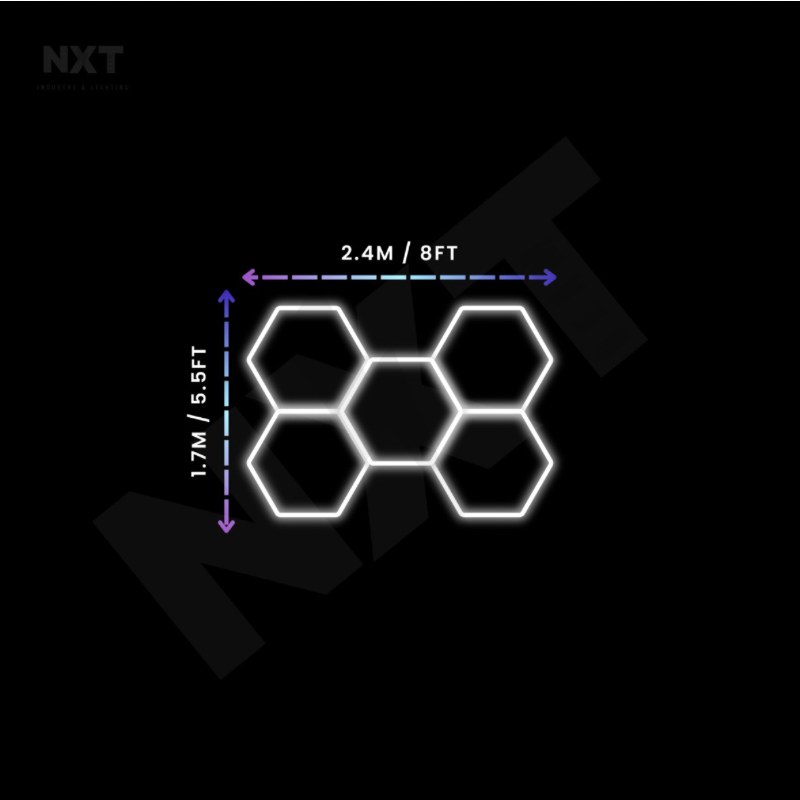 NXTBEAM Hexagon / Honeycomb Lighting Kit