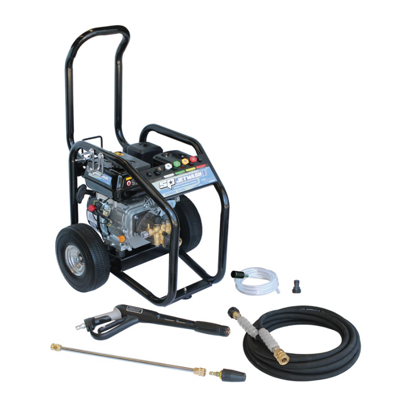 SP360P pressure washer with accessories