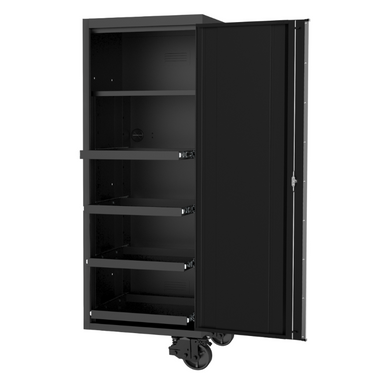 sumo side cabinet 4 shelf black