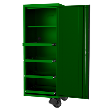 sumo side cabinet 4 shelf green