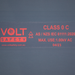 VOLT Safety label with certification details on an insulation mat