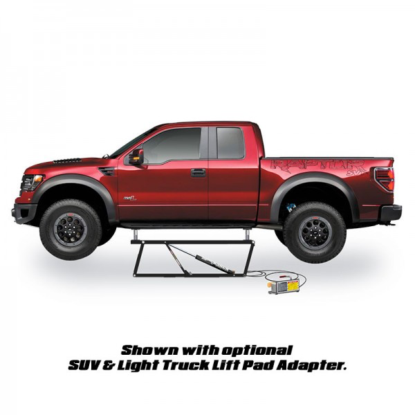 pickup truck lifted side view